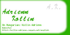 adrienn kollin business card